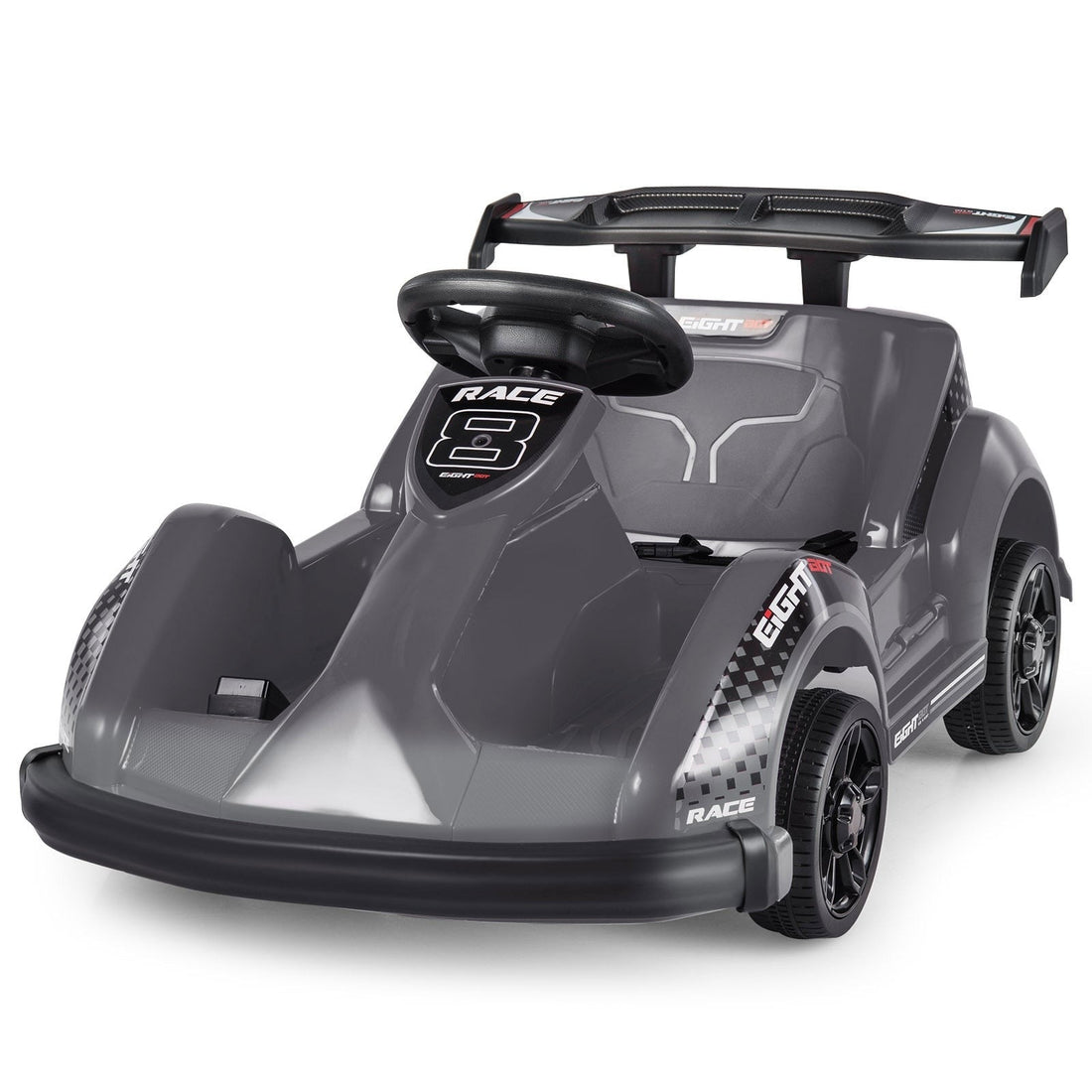 6V Battery Powered Kids Ride On Racer w/ Bumper &amp;amp; Music childrensterritory