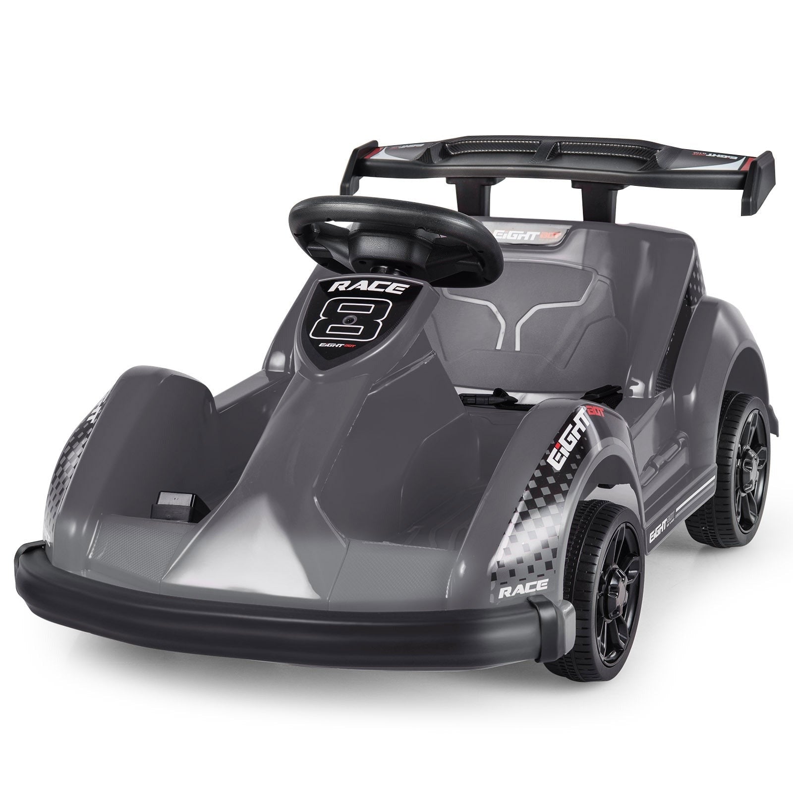 6V Battery Powered Kids Ride On Racer w/ Bumper &amp;amp; Music childrensterritory