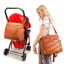 7-in-1 Baby Large Capacity Diaper Bag with Changing Pad childrensterritory