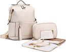 7-in-1 Baby Large Capacity Diaper Bag with Changing Pad childrensterritory
