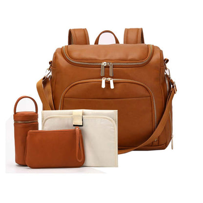 7-in-1 Baby Large Capacity Diaper Bag with Changing Pad childrensterritory