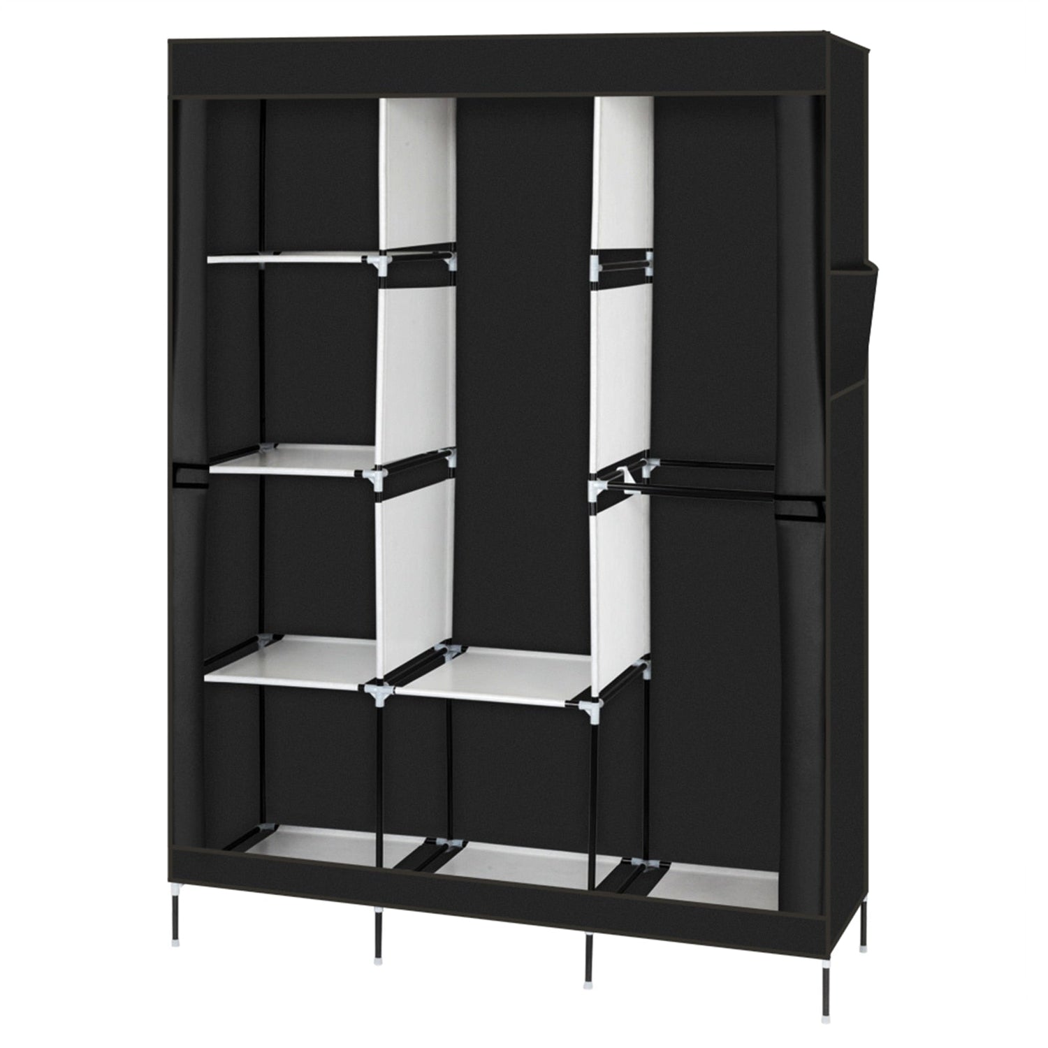 71" Portable Storage Closet/Wardrobe with Shelf childrensterritory