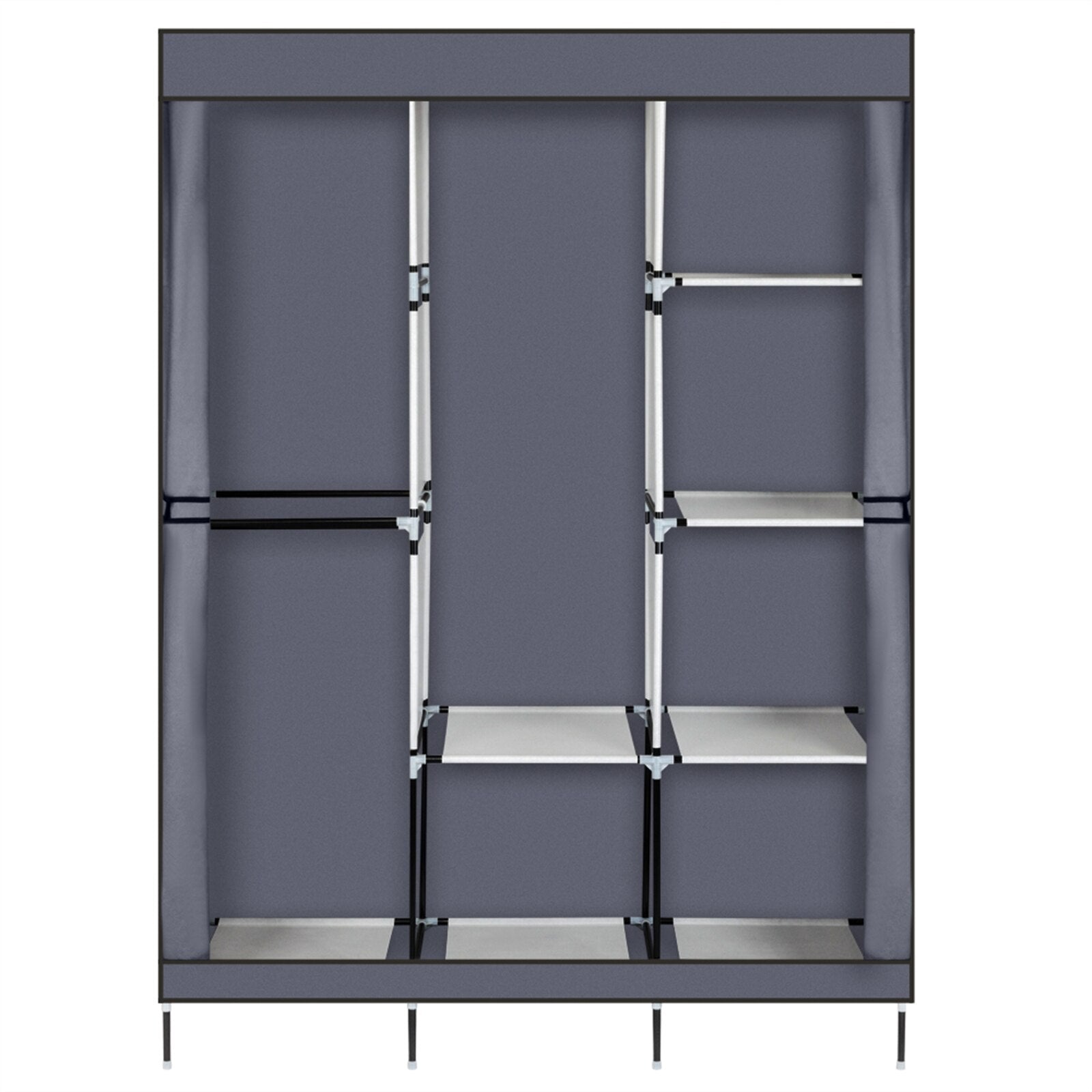 71" Portable Storage Closet/Wardrobe with Shelf childrensterritory
