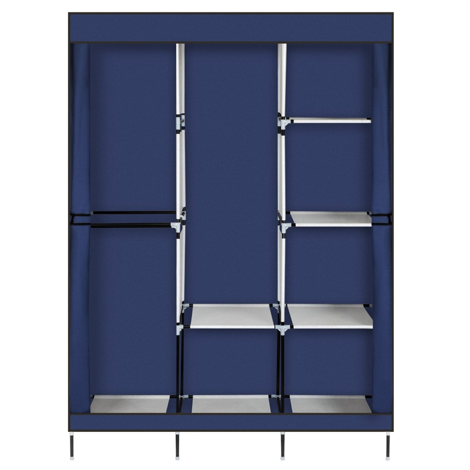 71" Portable Storage Closet/Wardrobe with Shelf childrensterritory