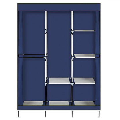 71" Portable Storage Closet/Wardrobe with Shelf childrensterritory