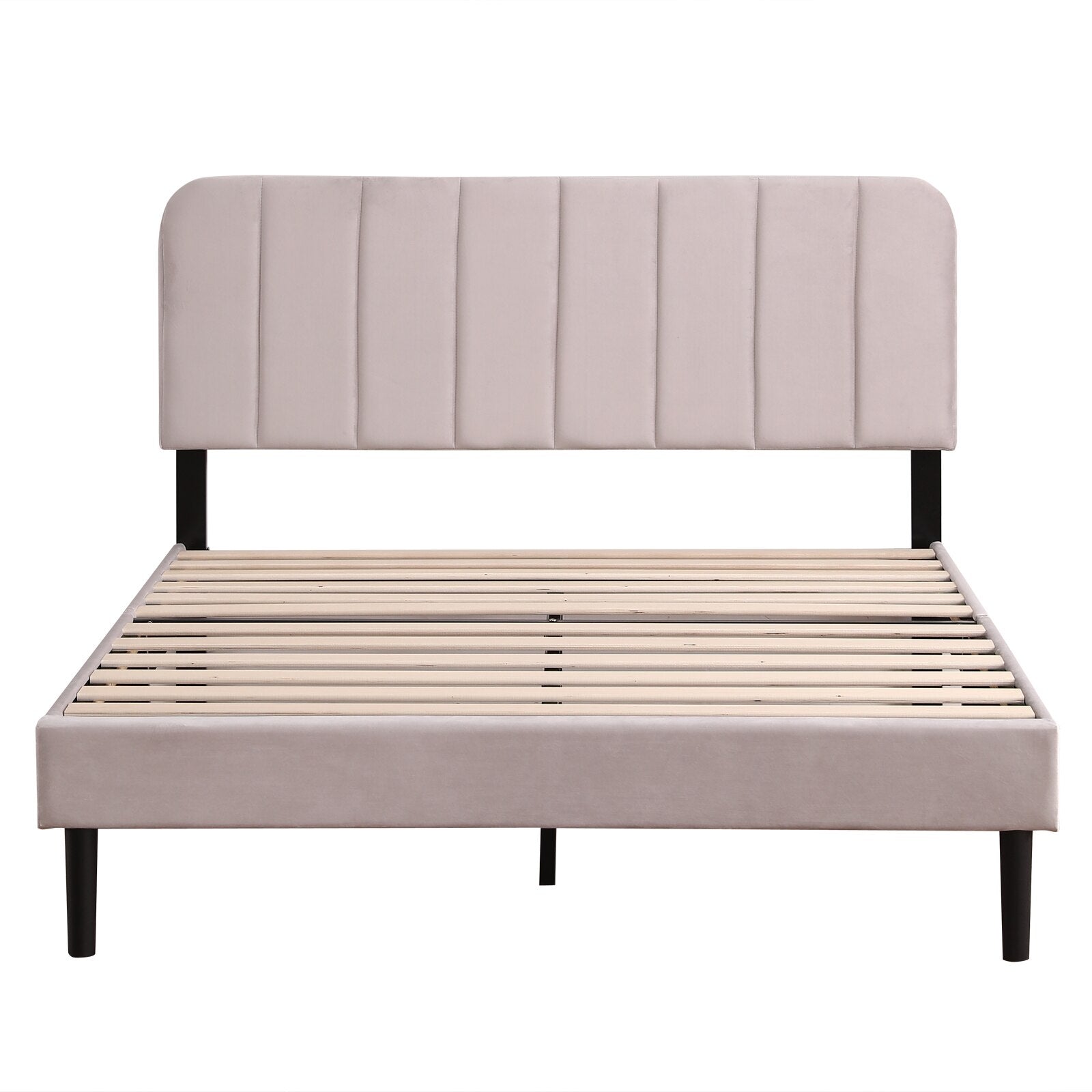 Adjustable 3 Sizes Flannelette Soft-Packed Bed Frame childrensterritory