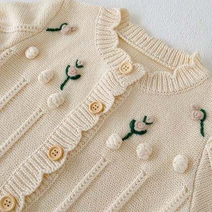 Baby 2pcs Knitted Sweater &amp; Jumpsuit Set childrensterritory