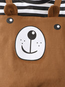 Baby Boy 2Pcs Cute Bears Retro Romper/Bodysuit childrensterritory