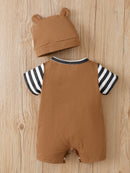Baby Boy 2Pcs Cute Bears Retro Romper/Bodysuit childrensterritory