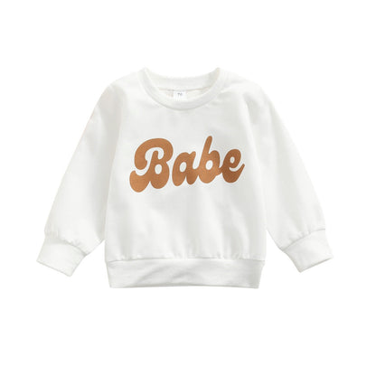 Baby Boy Girl Round Neck Long Sleeve Top childrensterritory