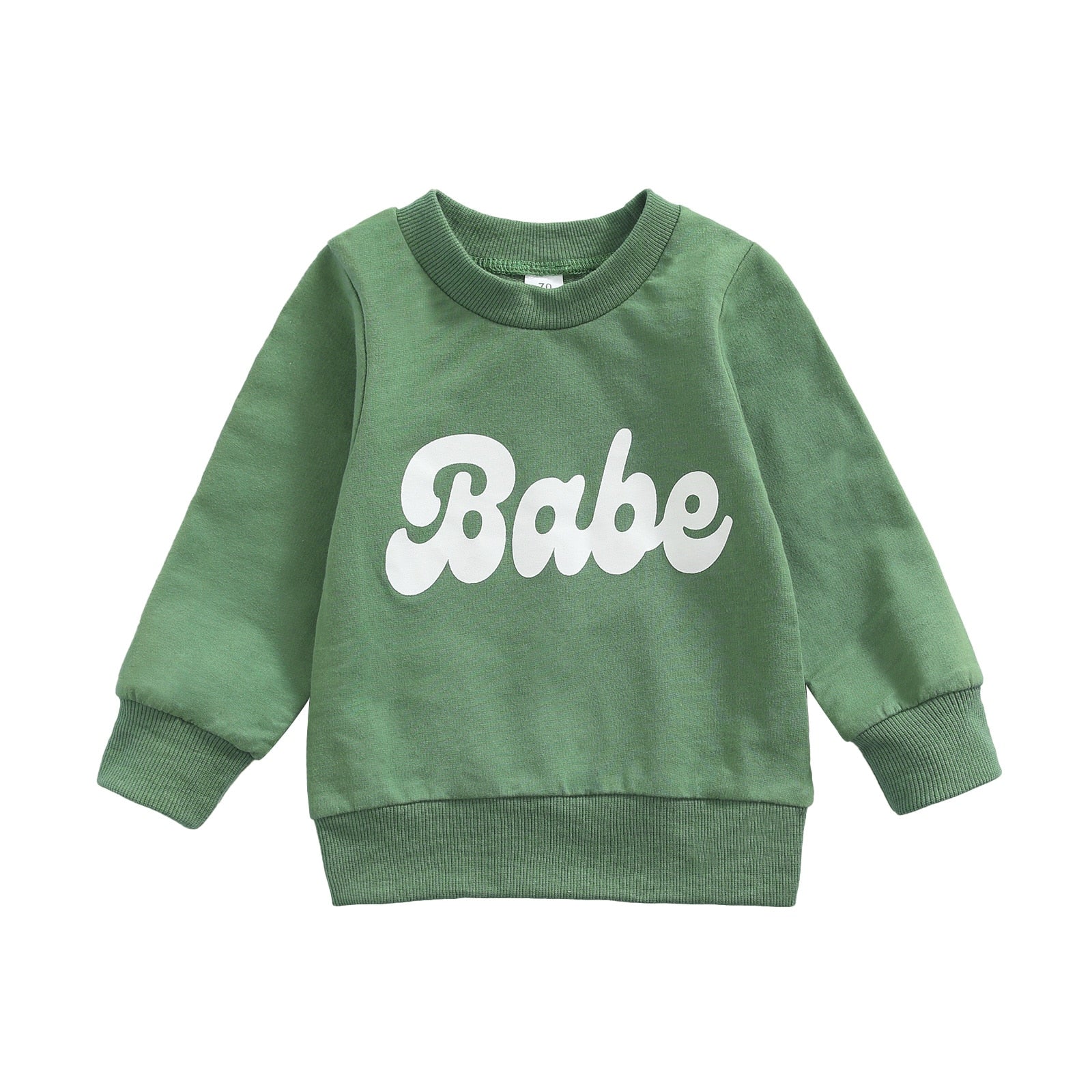 Baby Boy Girl Round Neck Long Sleeve Top childrensterritory