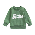 Baby Boy Girl Round Neck Long Sleeve Top childrensterritory
