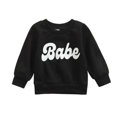 Baby Boy Girl Round Neck Long Sleeve Top childrensterritory