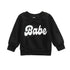 Baby Boy Girl Round Neck Long Sleeve Top childrensterritory