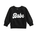 Baby Boy Girl Round Neck Long Sleeve Top childrensterritory