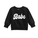 Baby Boy Girl Round Neck Long Sleeve Top childrensterritory