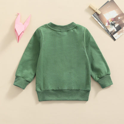 Baby Boy Girl Round Neck Long Sleeve Top childrensterritory