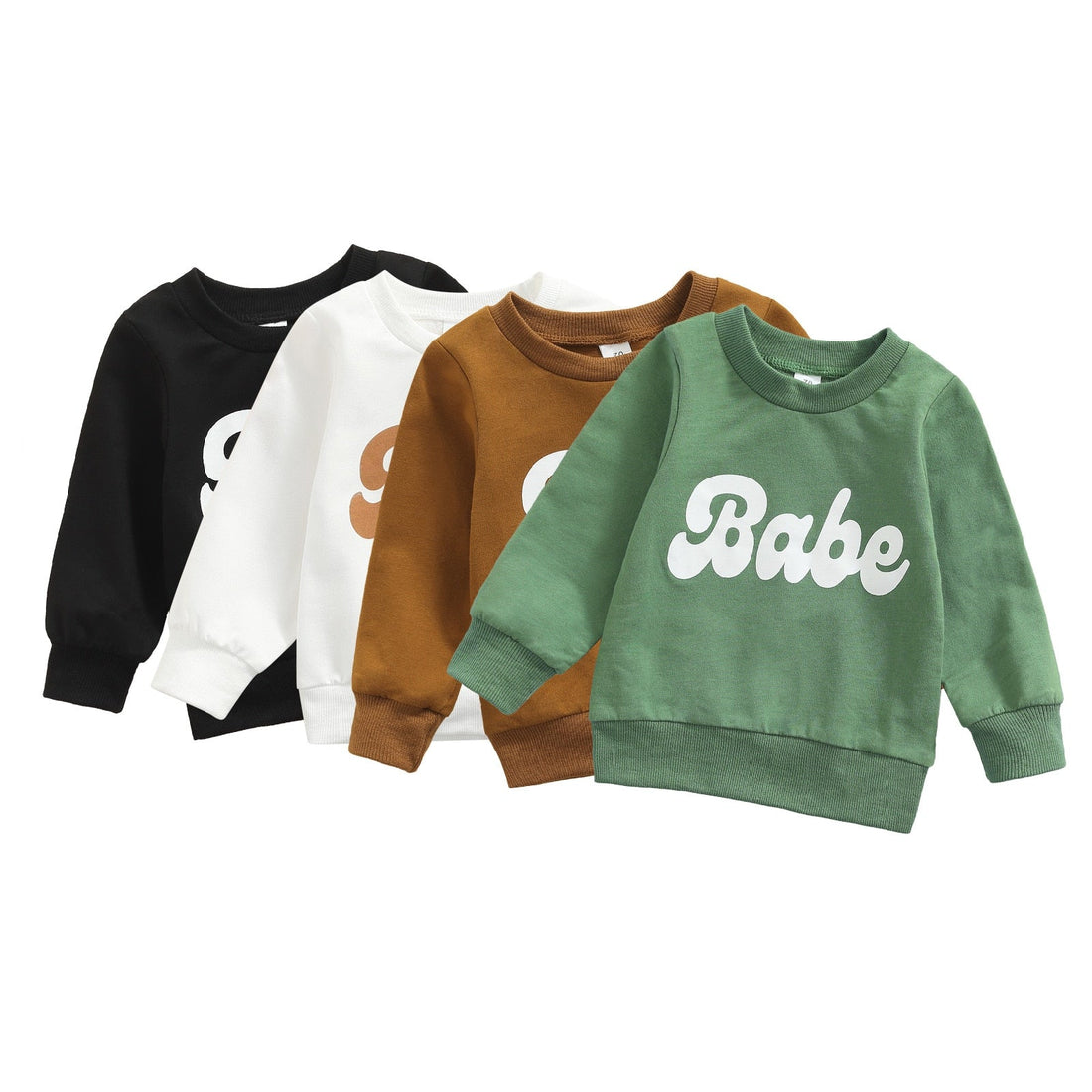 Baby Boy Girl Round Neck Long Sleeve Top childrensterritory