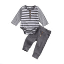 Baby Boy/Girl Stripe Romper & Loose Trousers Set childrensterritory