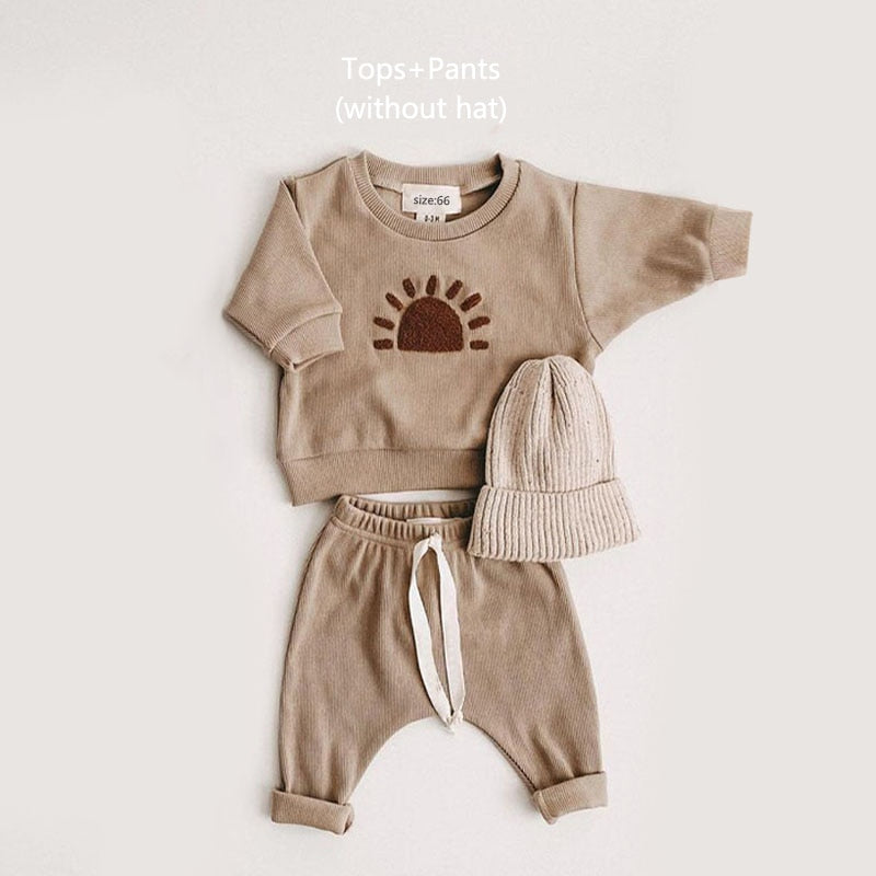 Baby Boy/Girl Sweatshirts + Pants 2pcs Suit childrensterritory