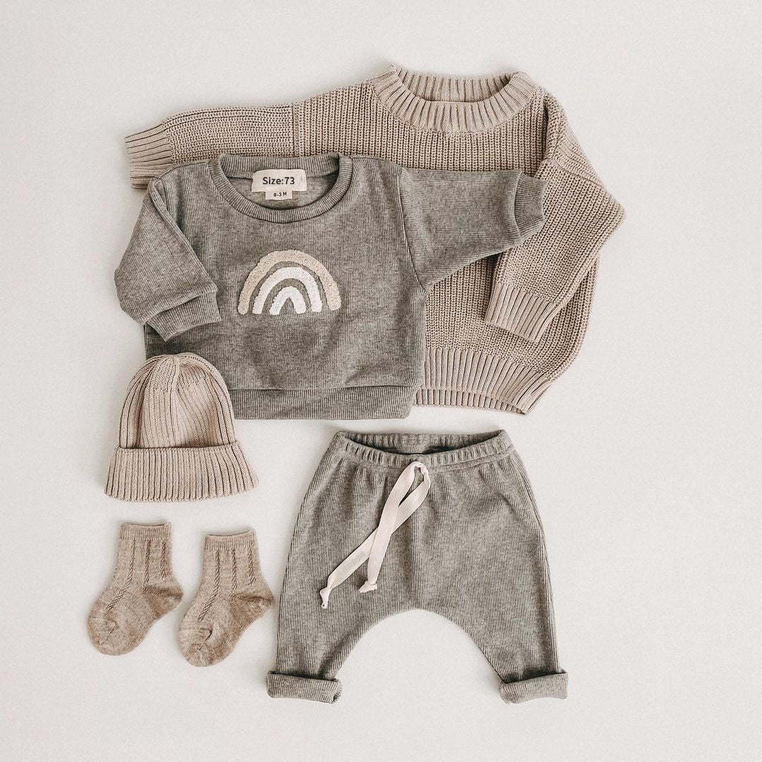 Baby Boy/Girl Sweatshirts + Pants 2pcs Suit childrensterritory