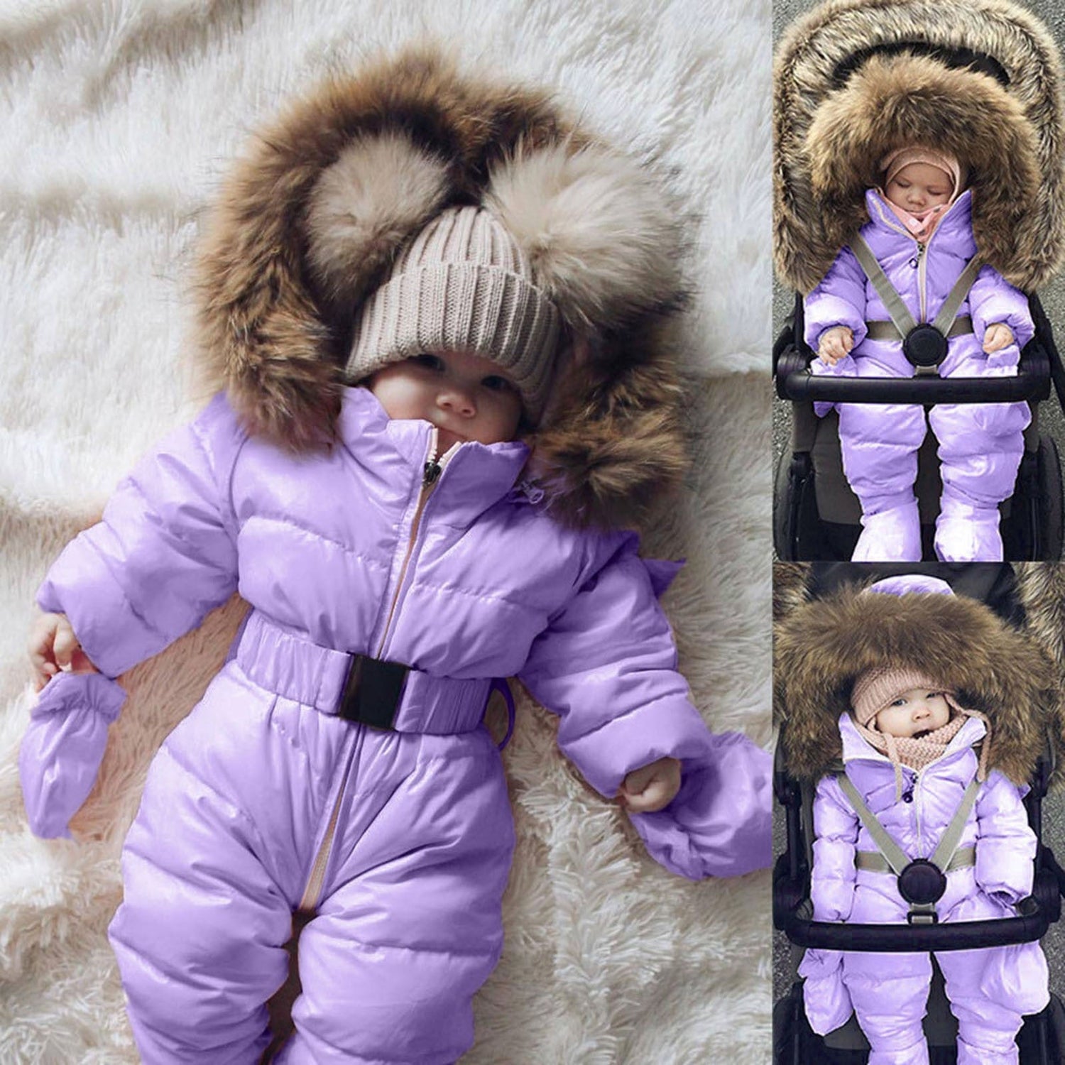 Baby Boy/Girl Warm Thick Hooded Snowsuit/Outerwear childrensterritory