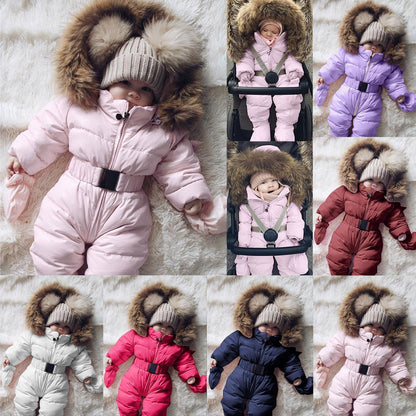 Baby Boy/Girl Warm Thick Hooded Snowsuit/Outerwear childrensterritory
