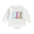 Baby Boy/Girls Rabbits Print Easter Day Bodysuit childrensterritory
