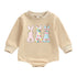 Baby Boy/Girls Rabbits Print Easter Day Bodysuit childrensterritory