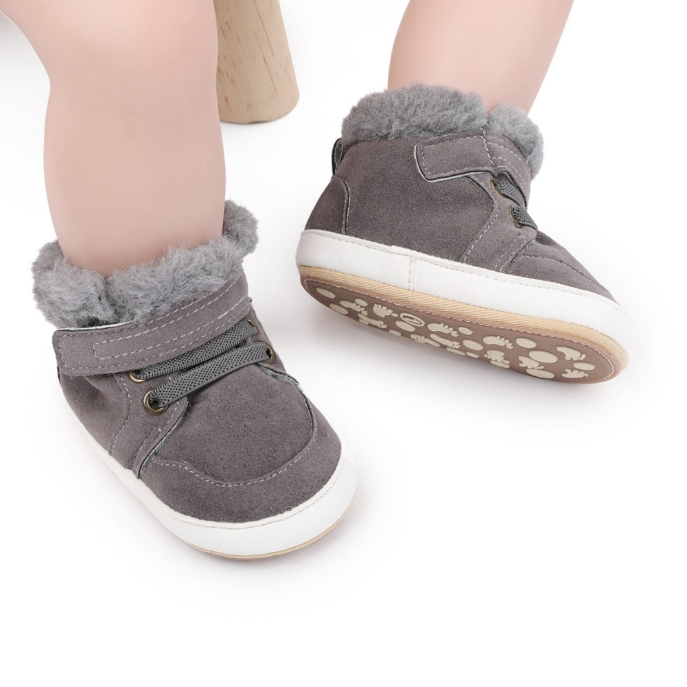 Baby Boys Girls High-Top Soft Anti-Slip First Walker childrensterritory