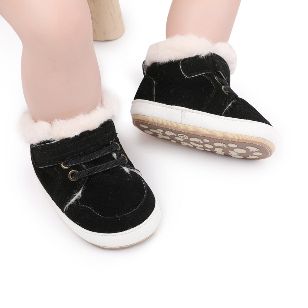 Baby Boys Girls High-Top Soft Anti-Slip First Walker childrensterritory