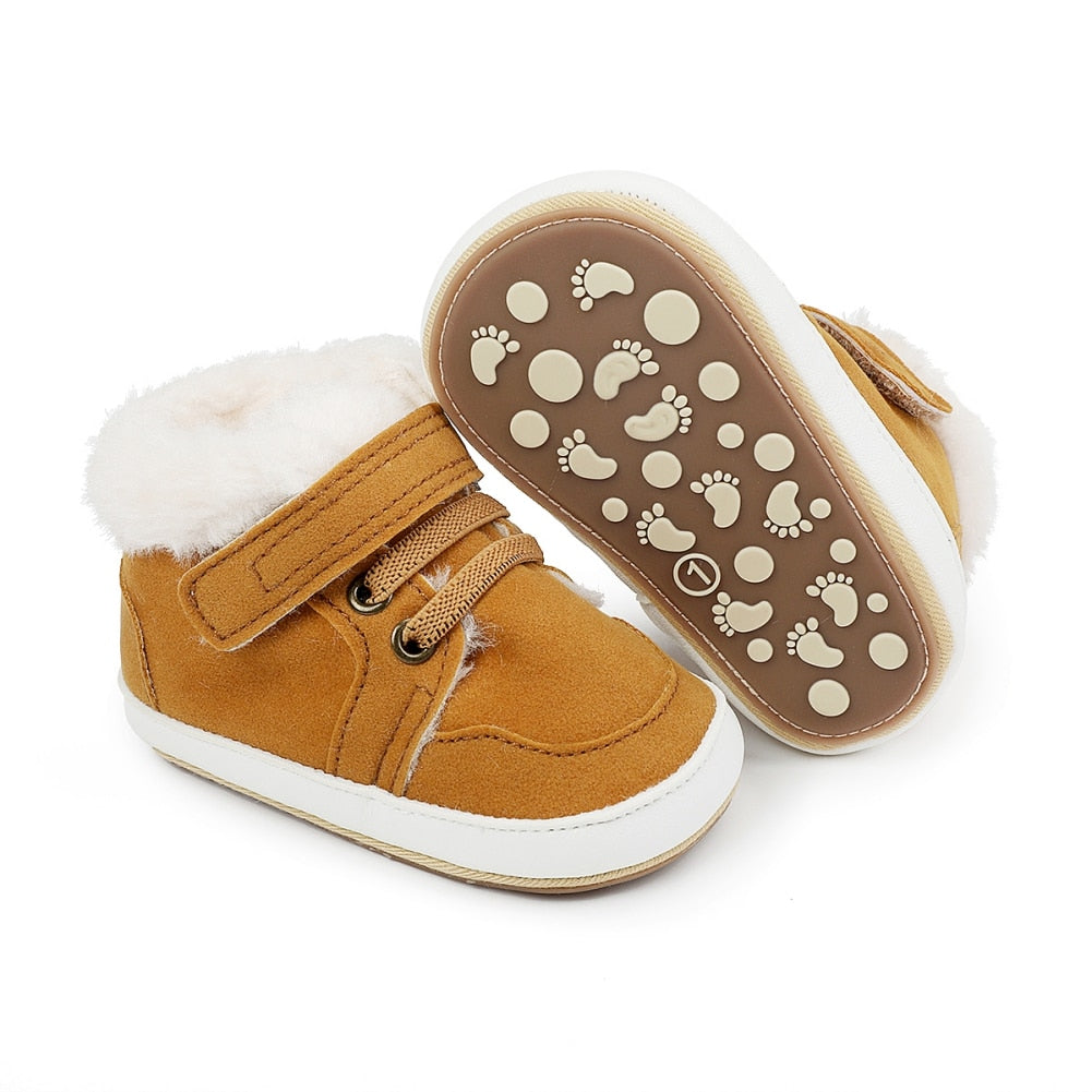 Baby Boys Girls High-Top Soft Anti-Slip First Walker childrensterritory
