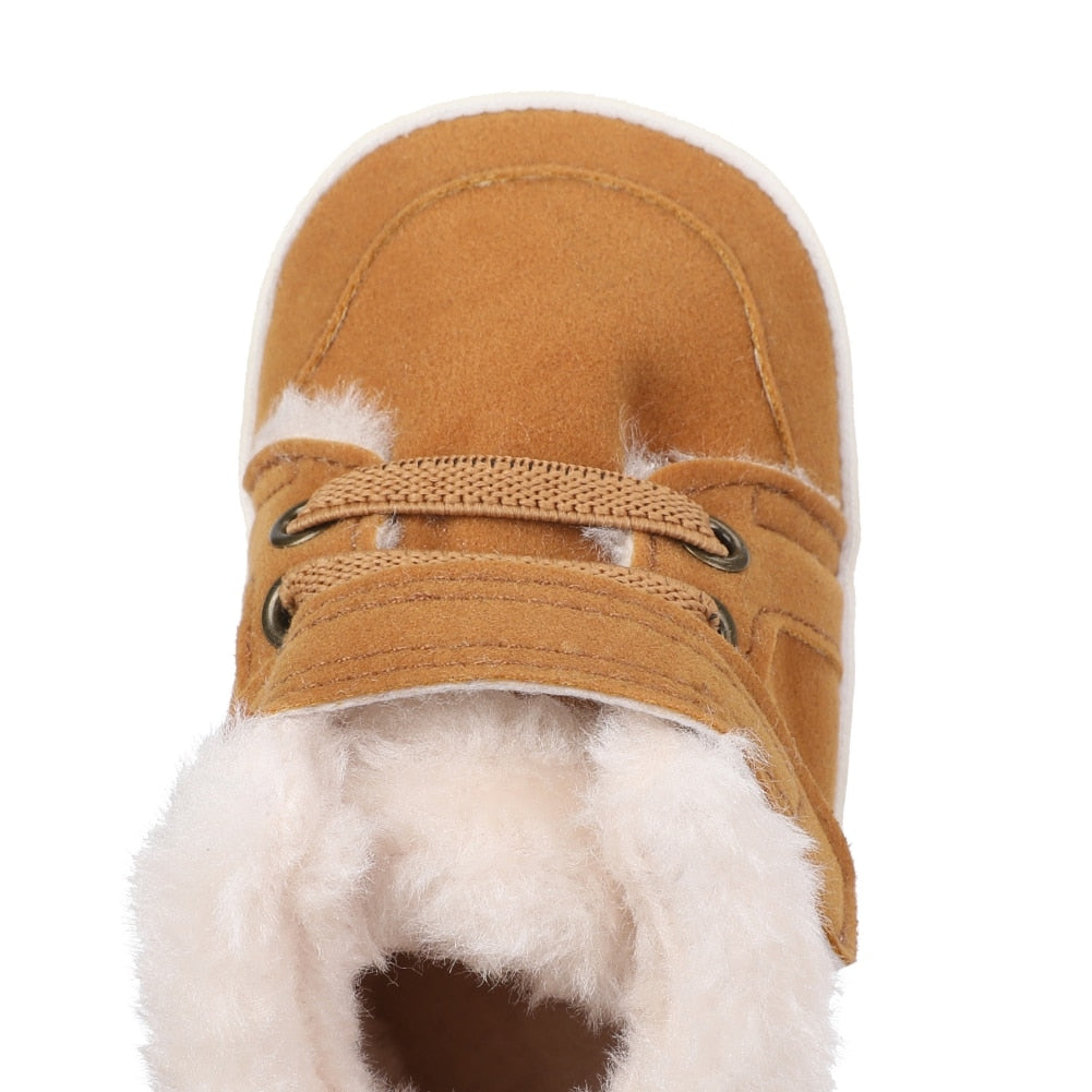Baby Boys Girls High-Top Soft Anti-Slip First Walker childrensterritory