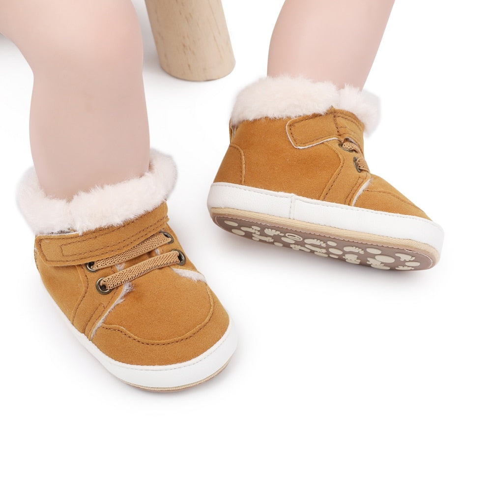 Baby Boys Girls High-Top Soft Anti-Slip First Walker childrensterritory