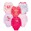 Baby Boys/Girls Long Sleeves Printed Bodysuits Set childrensterritory