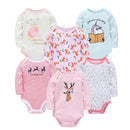 Baby Boys/Girls Long Sleeves Printed Bodysuits Set childrensterritory