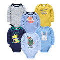 Baby Boys/Girls Long Sleeves Printed Bodysuits Set childrensterritory