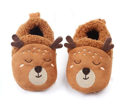 Baby Cartoon Anti-slip Prewalker/Crib Shoes childrensterritory