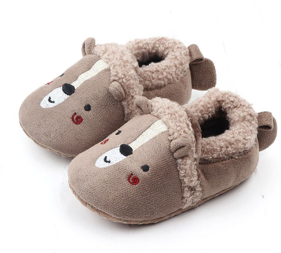 Baby Cartoon Anti-slip Prewalker/Crib Shoes childrensterritory