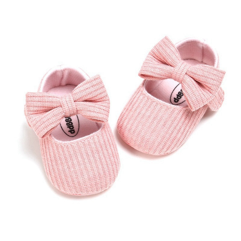 Baby Girl Anti-Slip Bow Sneakers/Princess Shoes childrensterritory