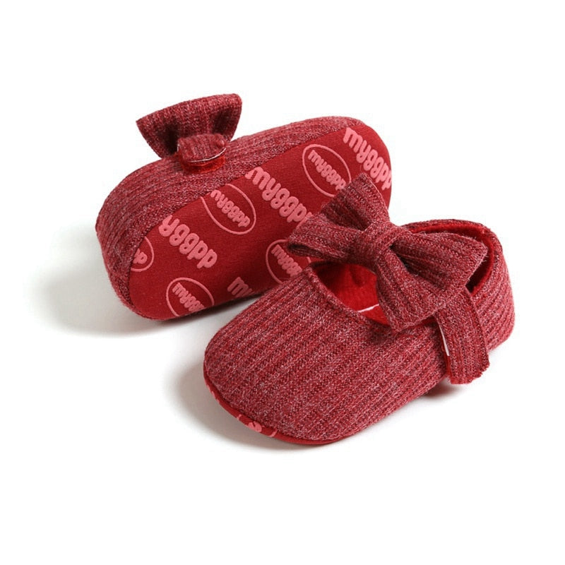 Baby Girl Anti-Slip Bow Sneakers/Princess Shoes childrensterritory