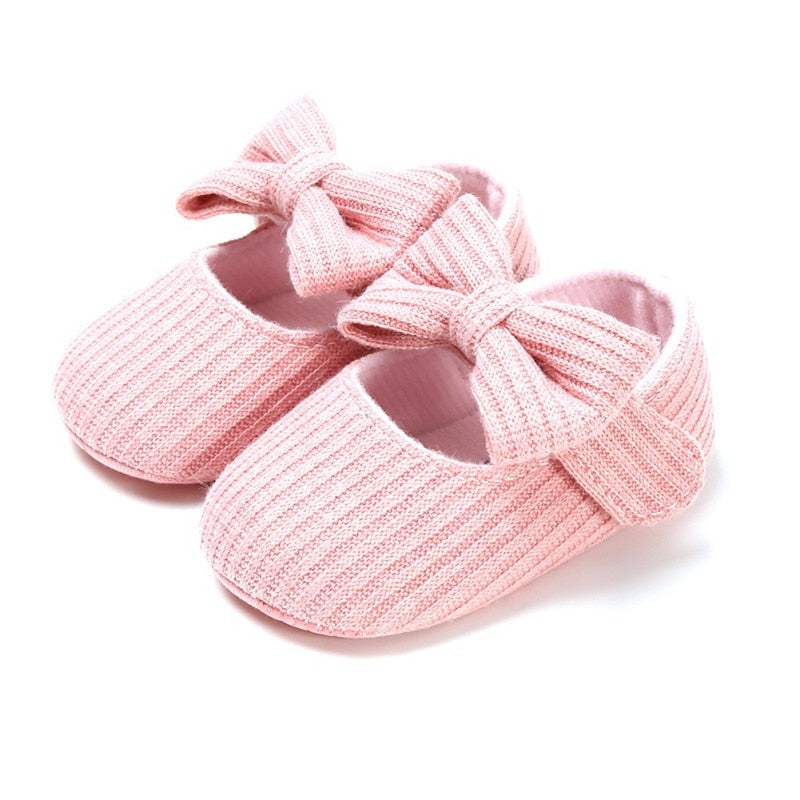 Baby Girl Anti-Slip Bow Sneakers/Princess Shoes childrensterritory