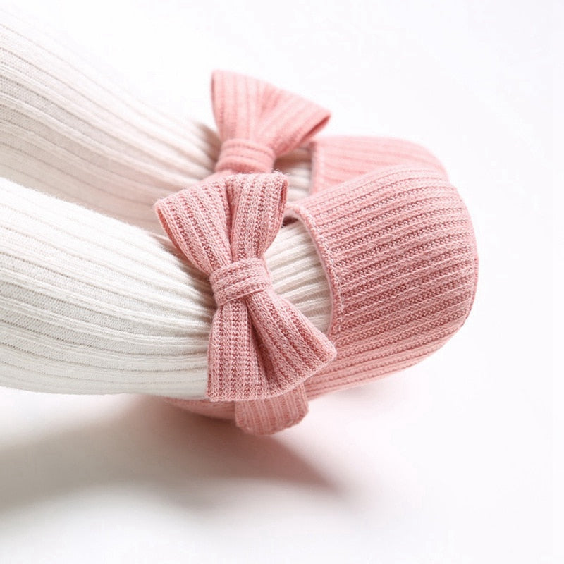 Baby Girl Anti-Slip Bow Sneakers/Princess Shoes childrensterritory