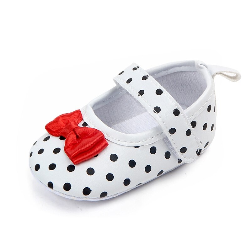 Baby Girl Anti-slip Polka Dot First Walkers/Shoes childrensterritory