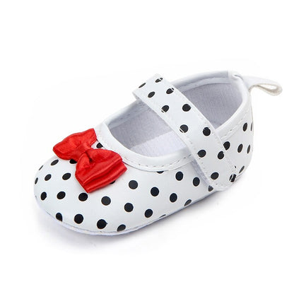 Baby Girl Anti-slip Polka Dot First Walkers/Shoes childrensterritory