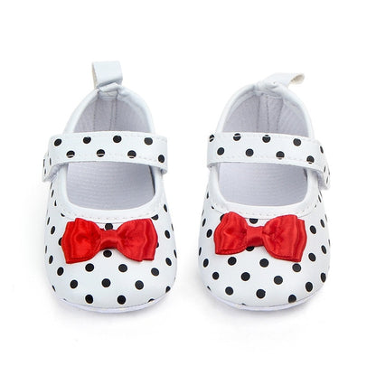 Baby Girl Anti-slip Polka Dot First Walkers/Shoes childrensterritory