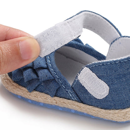 Baby Girl Anti-slip Soft Flower Sneakers/Crib Shoes childrensterritory