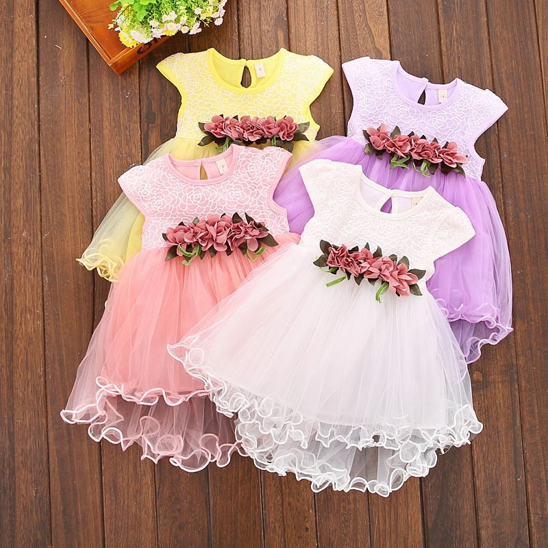 Baby Girl Floral Princess Dress/Tutu Dresses childrensterritory