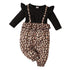 Baby Girl Leopard Print Romper & Headband Set childrensterritory