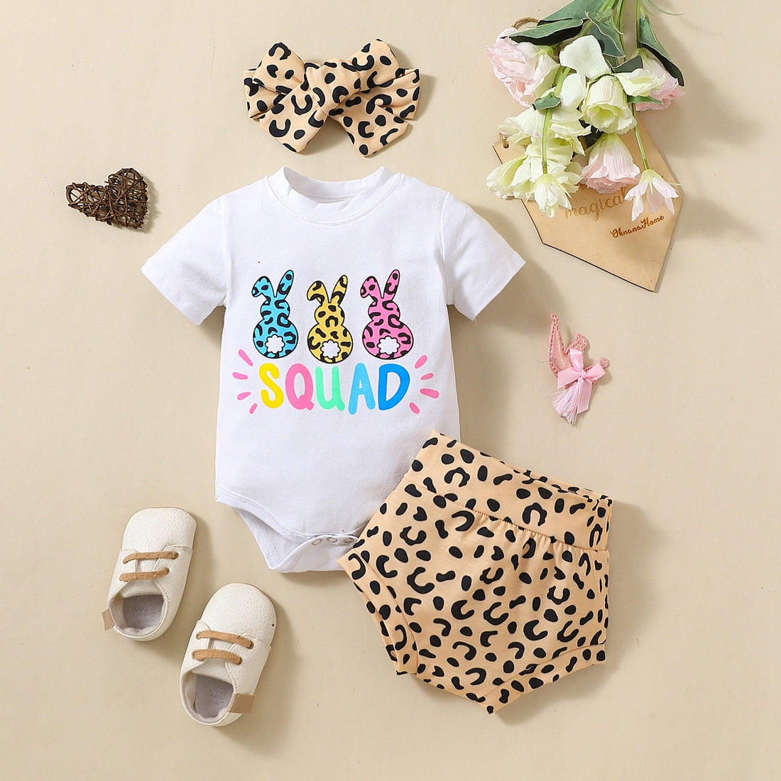 Baby Girls 3pcs Easter Day Outfits/Clothes Sets childrensterritory